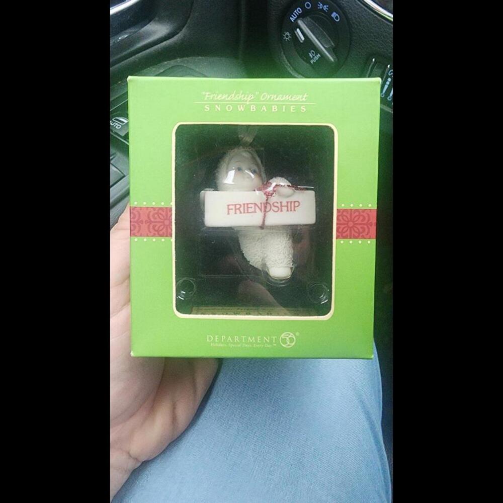 Snowbabies "friendship" Ornament - Department 56